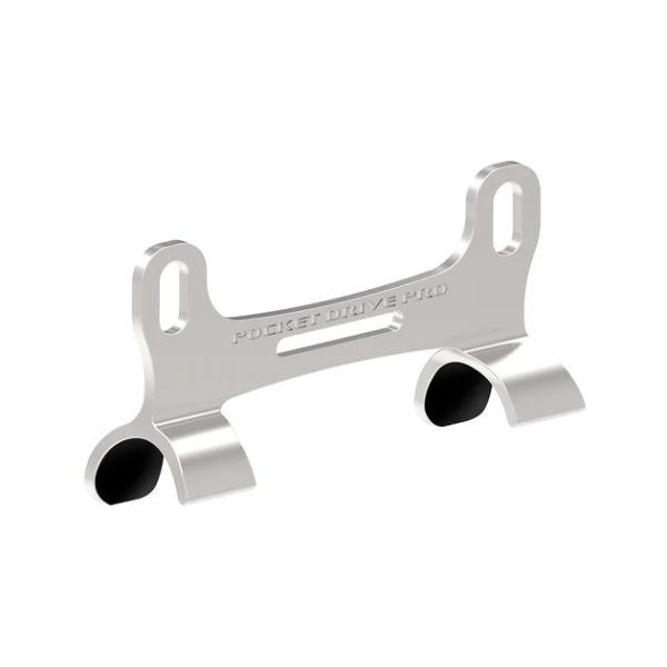 Lezyne Pocket Drive Pro Pump Mount - Silver on Sale